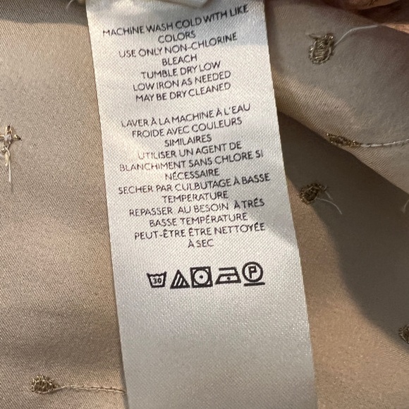 UO Cream and Gold Short Sleeve Shirt - Picture 6 of 6